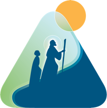 2026 youth theme identifier — Christ leading a youth up a mountain